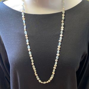 Jade and Freshwater Pearl Necklace